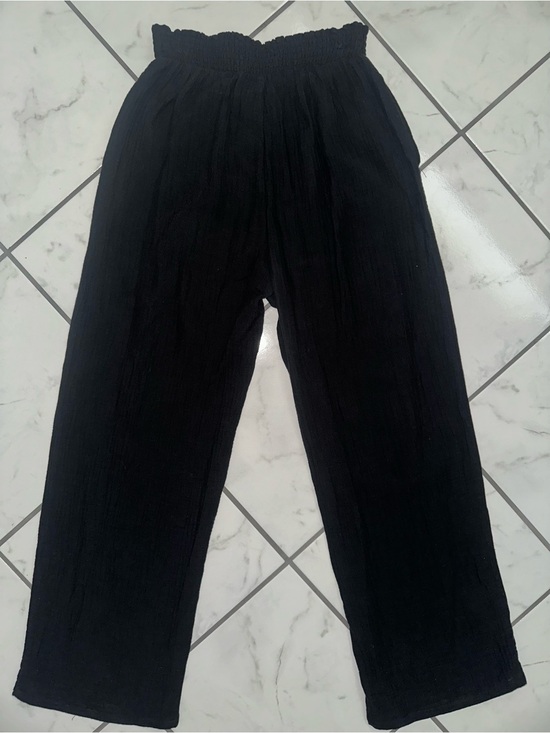 Time and Tru Pants - Time and Tru Black Elastic-Waist Relaxed Jogger Pants